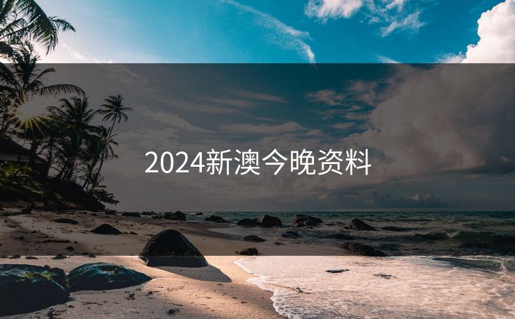 2024新澳今晚资料