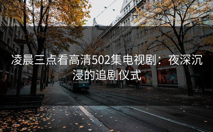 凌晨三点看高清502集电视剧:夜深沉浸的追剧仪式